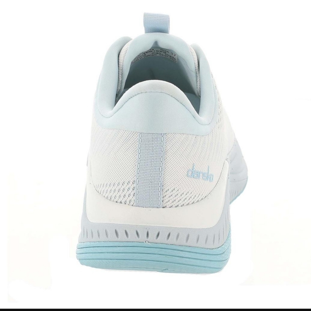 Dansko Women's Light Blue and White Sneakers